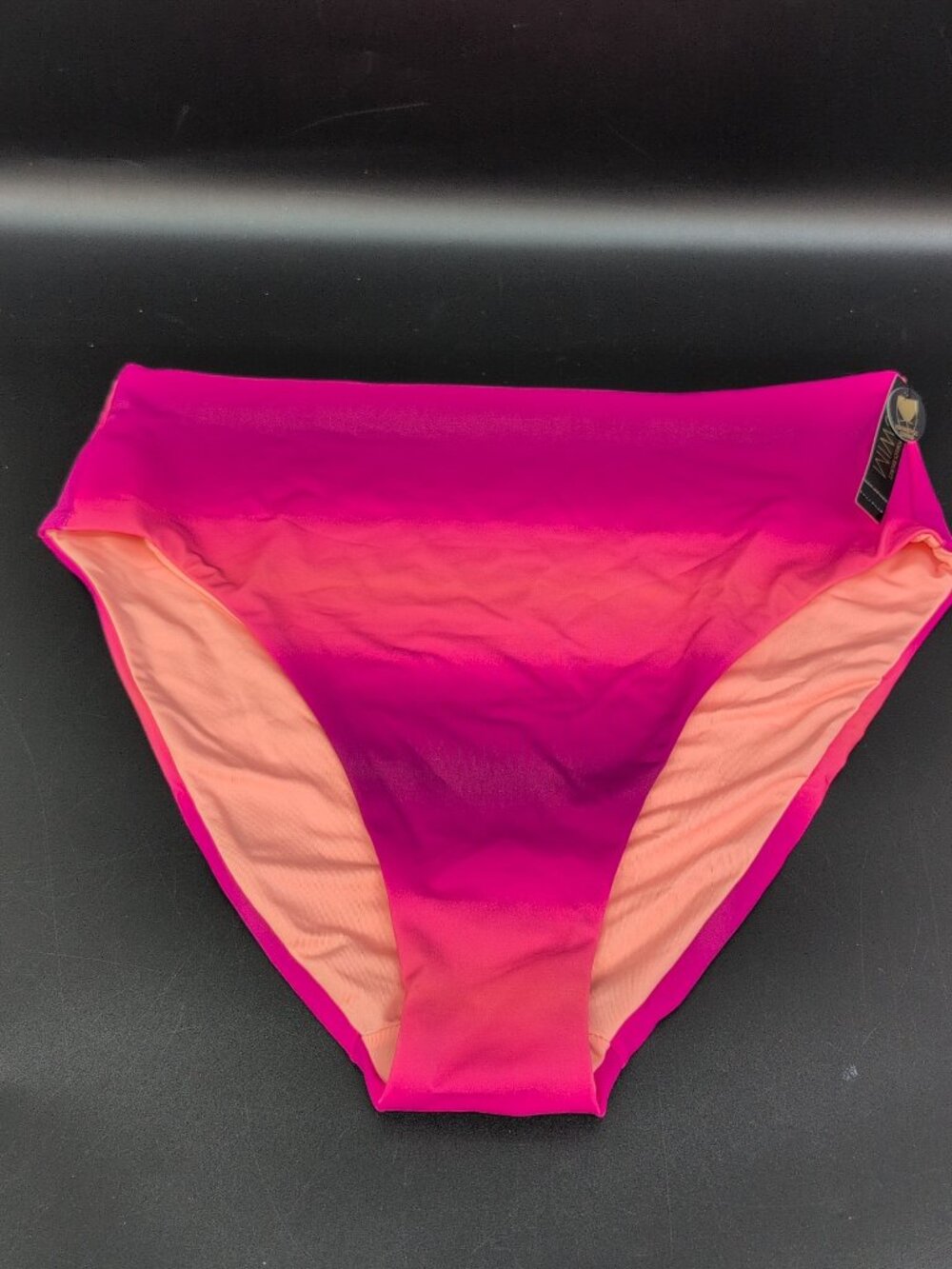 Victoria Secret Essential High Waist Full Coverage Bikini Bottom L Sunrise Ombre